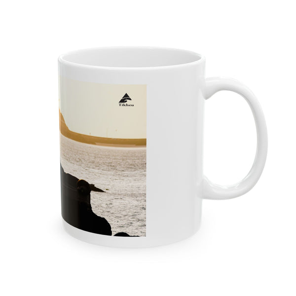 Tikheu Lighthouse & Sea Lions Ceramic Mug