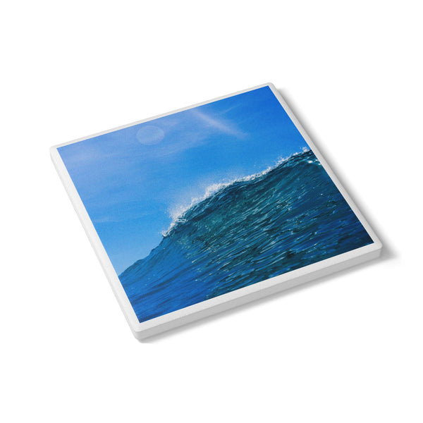 Falling lips Ceramic Coaster